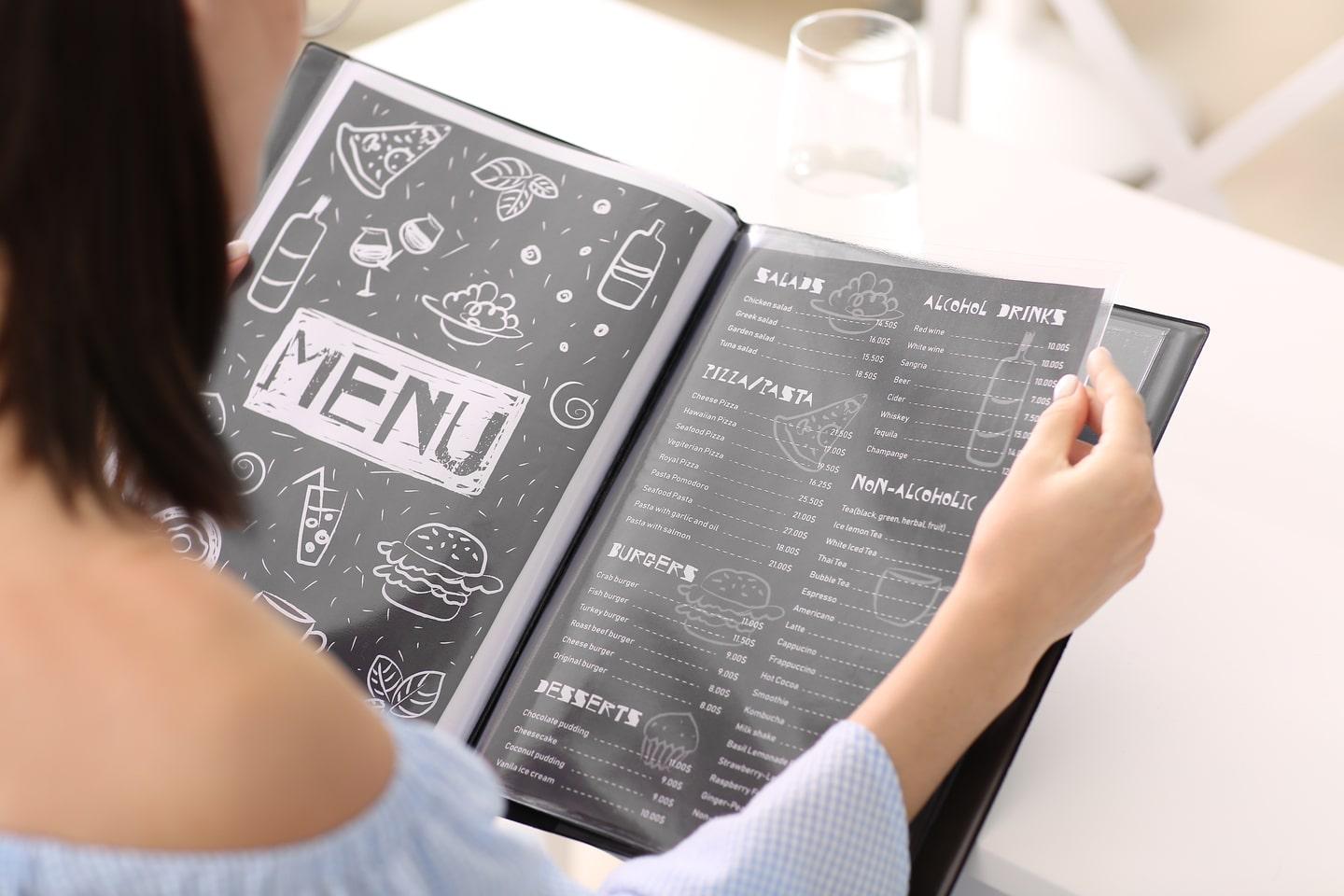 xây dựng thực đơn cho nhà hàng nhỏ một cách khoa học bằng các phân loại cách phân loại món