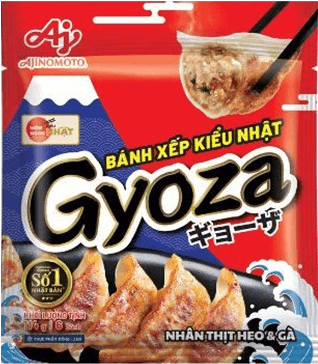 Bánh xếp kiểu Nhật Gyoza nhân thịt Heo và Gà