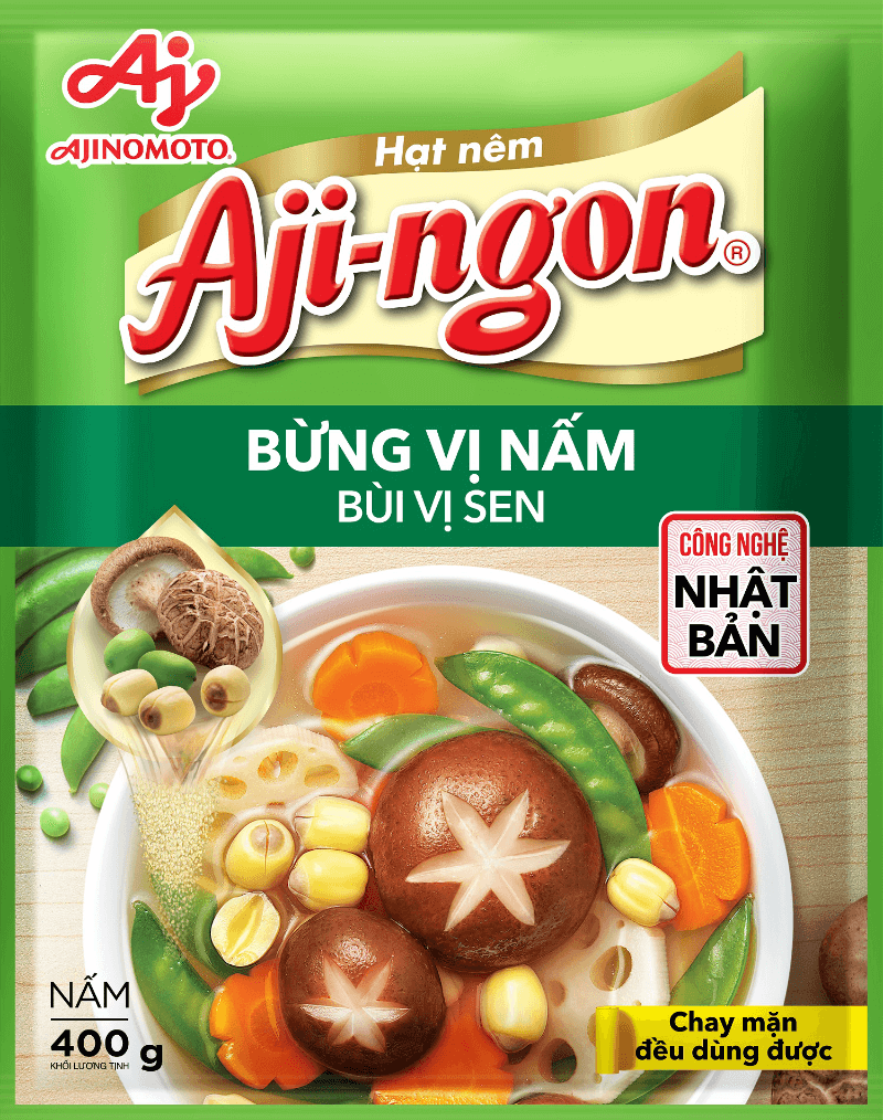 Hạt nêm Aji-ngon® Nấm