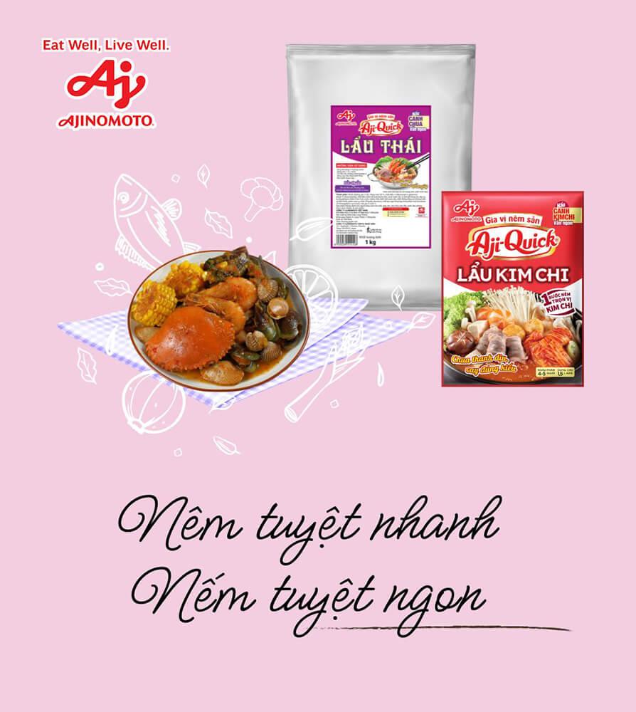 Gia vị nêm sẵn Aji-Quick® Lẩu-1